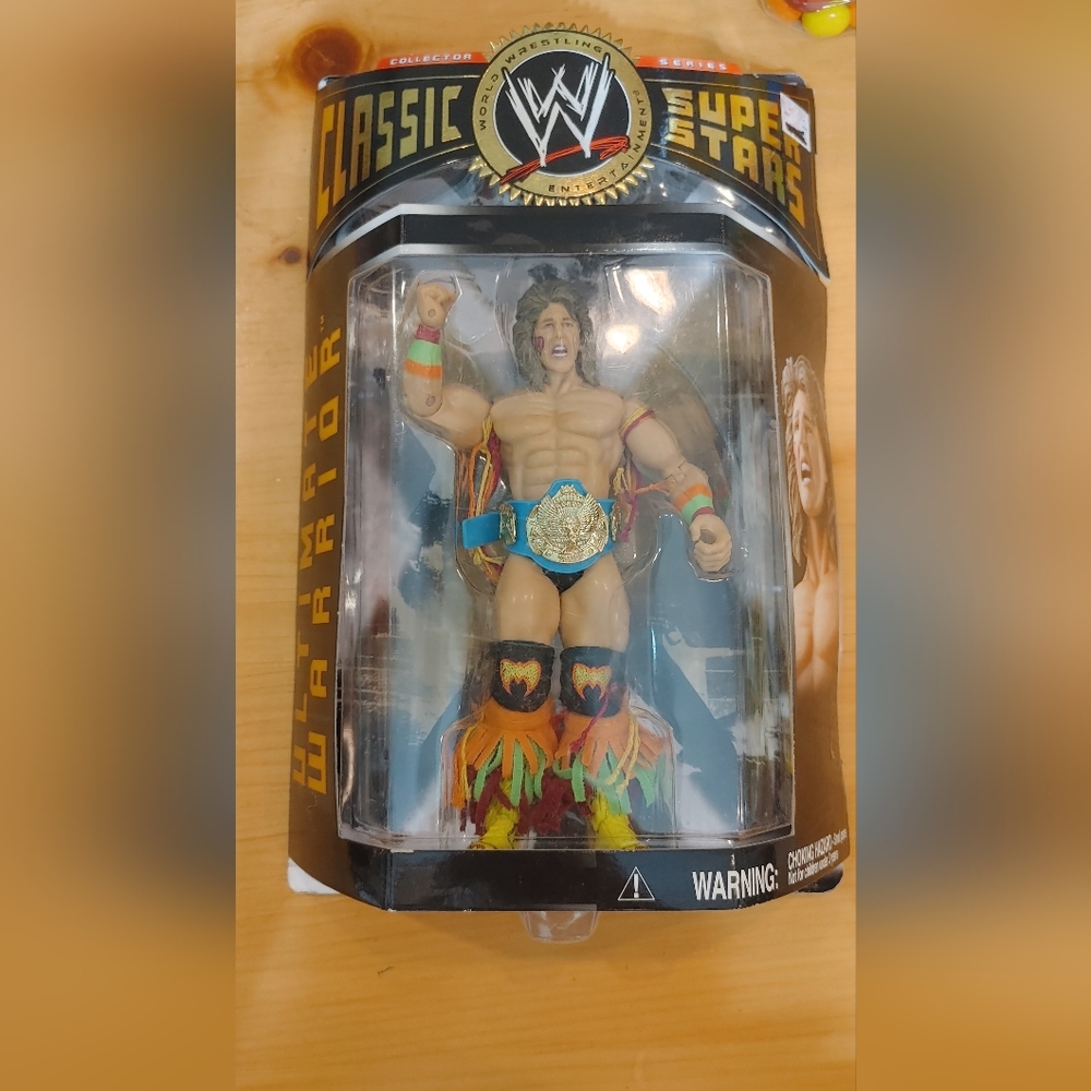 WWE Wrestling Classic Superstars Series 7 Ultimate Warrior Action Figure sealed